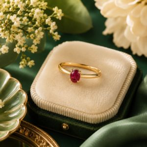 Slim Ruby Ring